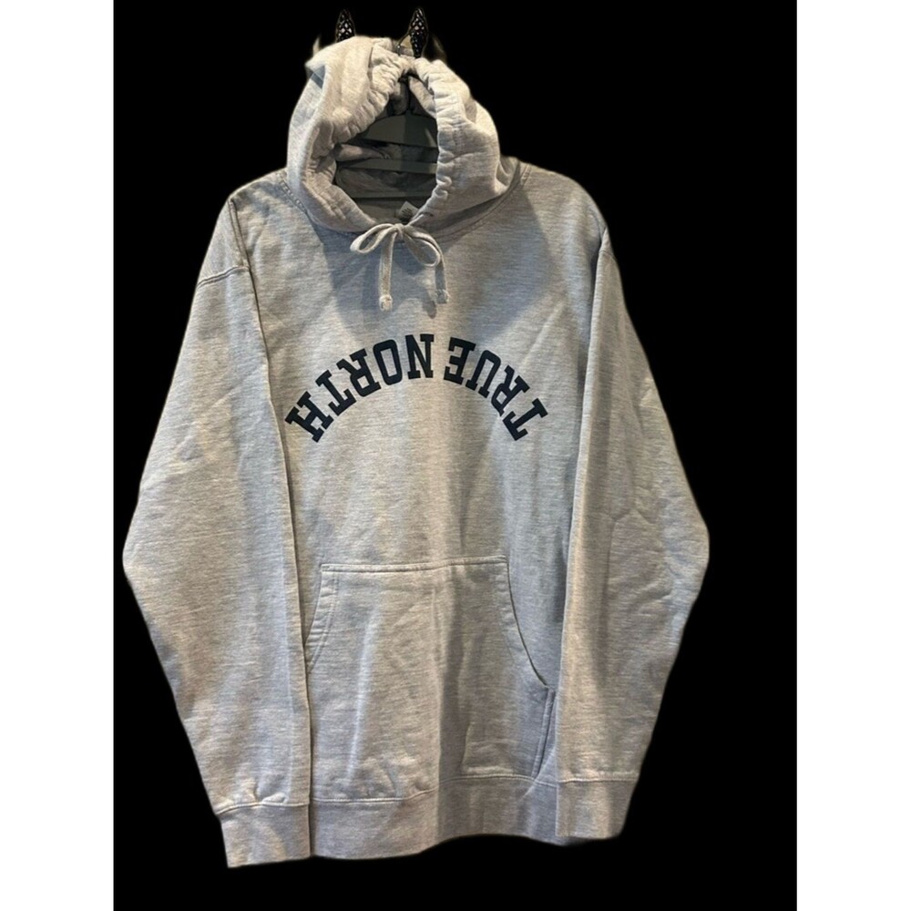 "True North" Gray Hoodie - Size Medium